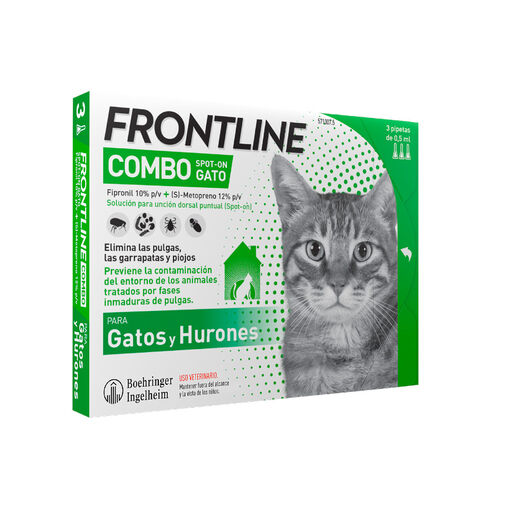 Frontline Combo Pipetas Antiparasitarias para gatos y hurones, , large image number null